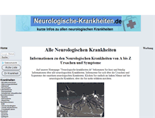 Tablet Screenshot of neurologische-krankheiten.de